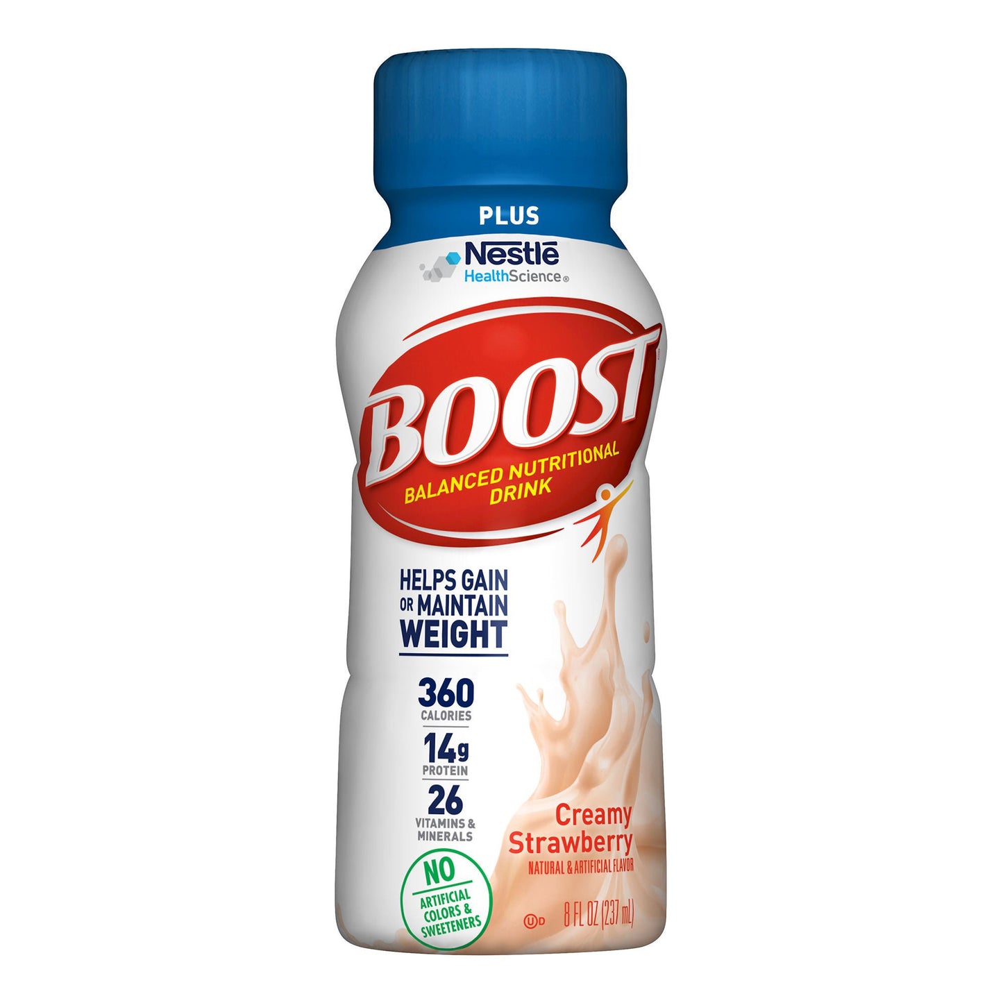 Boost® Plus Strawberry Balanced Nutritional Drink, Bottle