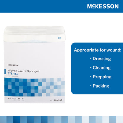 McKesson Sterile Gauze Sponge, 8-Ply