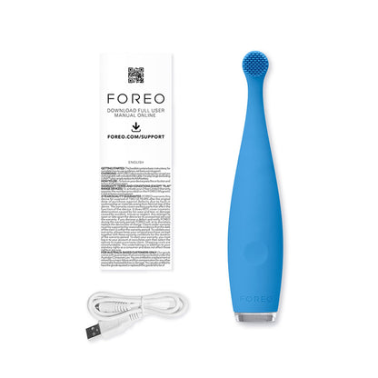ISSA™ baby Soft Silicone Sonic Toothbrush, Bubble Blue Dino