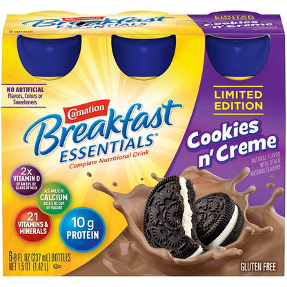 Carnation Breakfast Essentials® Cookies N Crème Nutritional Drink, bottle