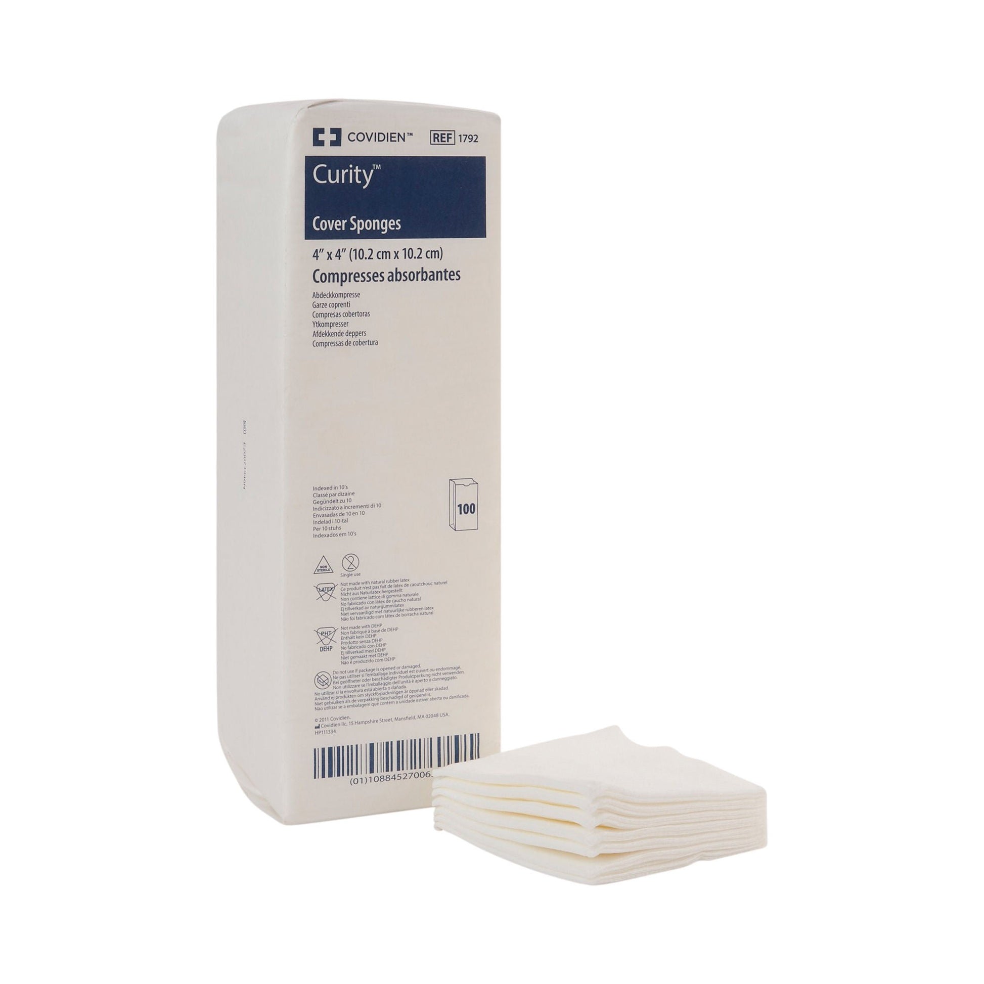 Curity™ Nonwoven Sponge, 4-Ply