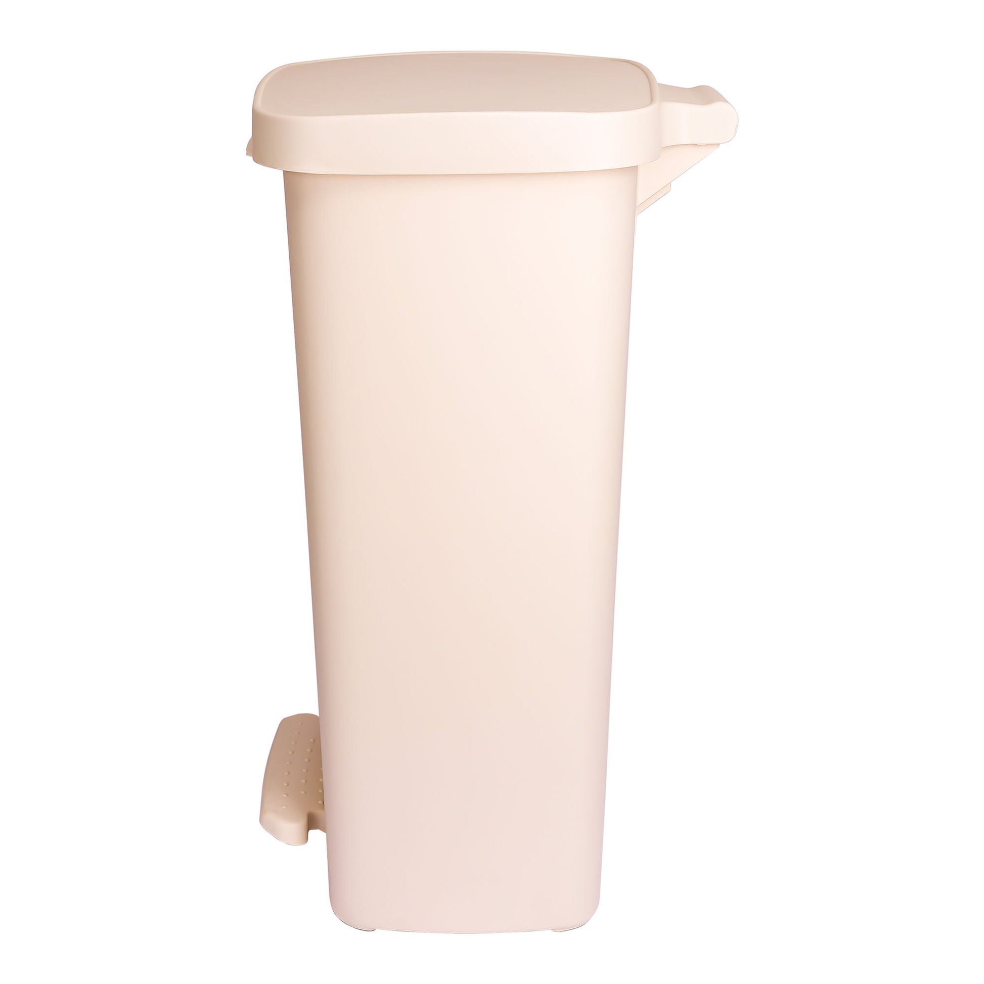 McKesson Waste Can with Step-On Pedal, Beige, x 26.57 Inch