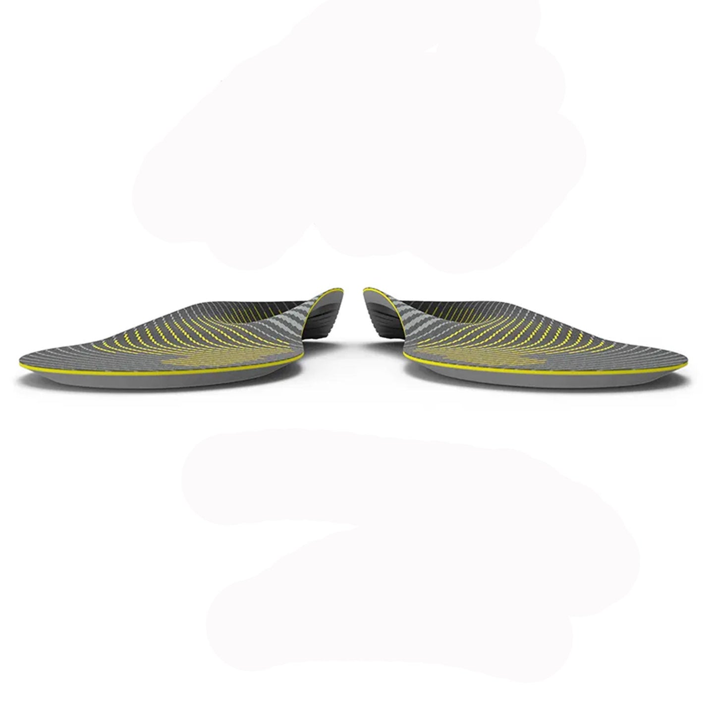 Runner Orthotic Insole Run High Arch Foam Women 10.5 to 12 / Men 9.5 to 11 Citron