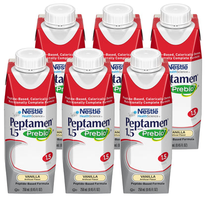 Peptamen® 1.5 with Prebio 1™ Vanilla Peptide-Based Complete Nutrition