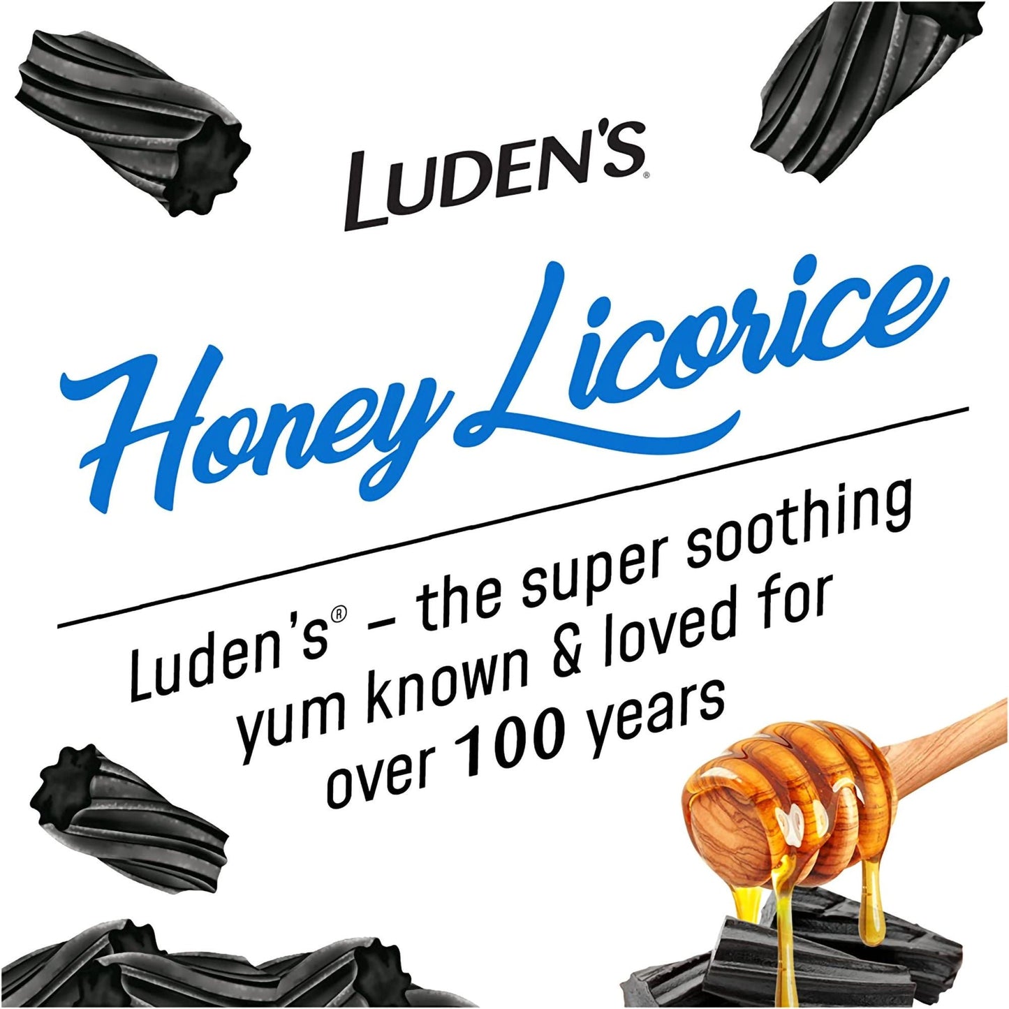 Luden's® Throat Drops Honey Licorice