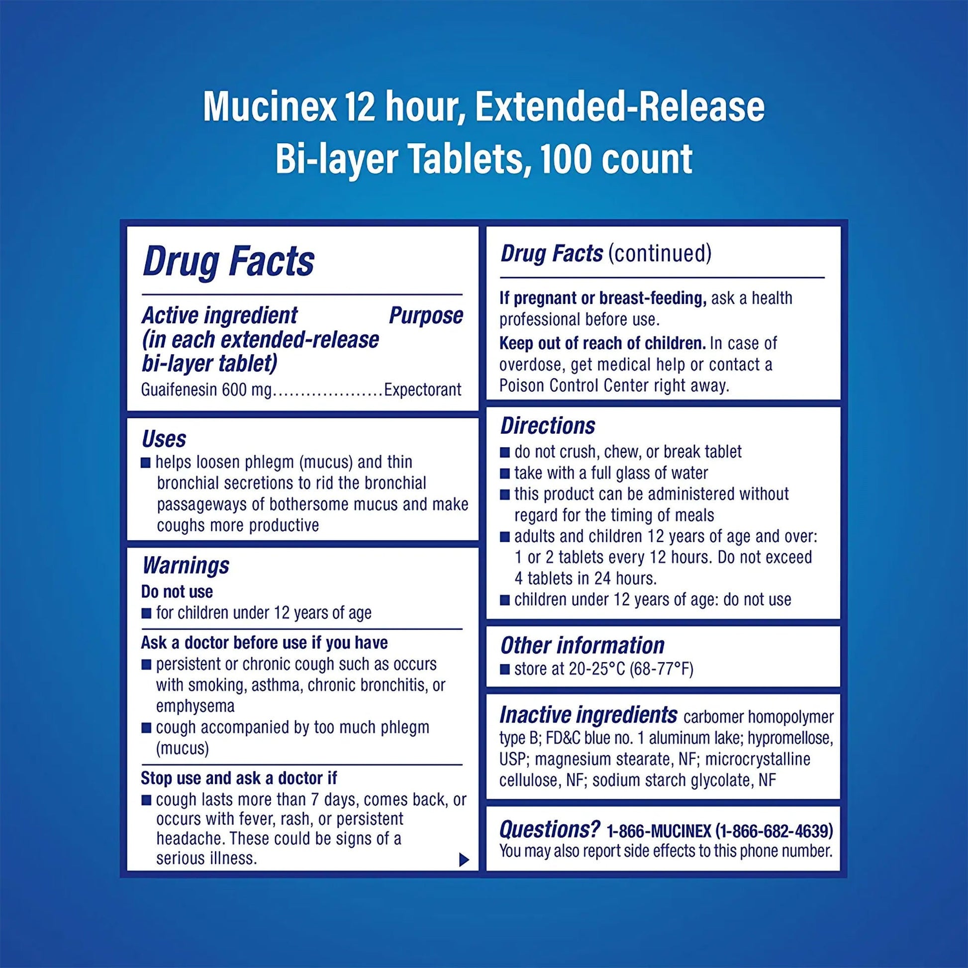 Mucinex® Guaifenesin Cold and Cough Relief
