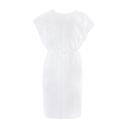 McKesson Patient Exam Gown, One Size Fits Most, White