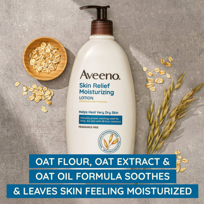 Aveeno® Skin Relief Moisturizing Lotion Fragrance Free, Pump Bottle