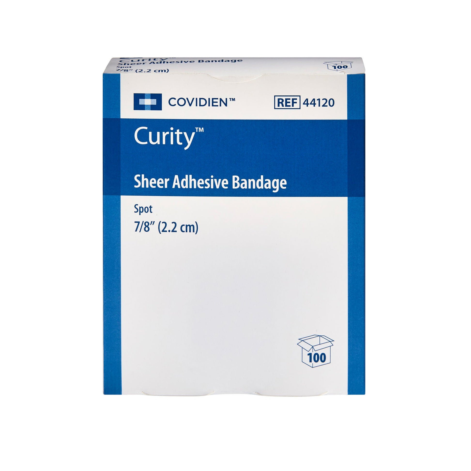 Curity™ Sheer Adhesive Spot Bandage, 7/8-Inch Diameter
