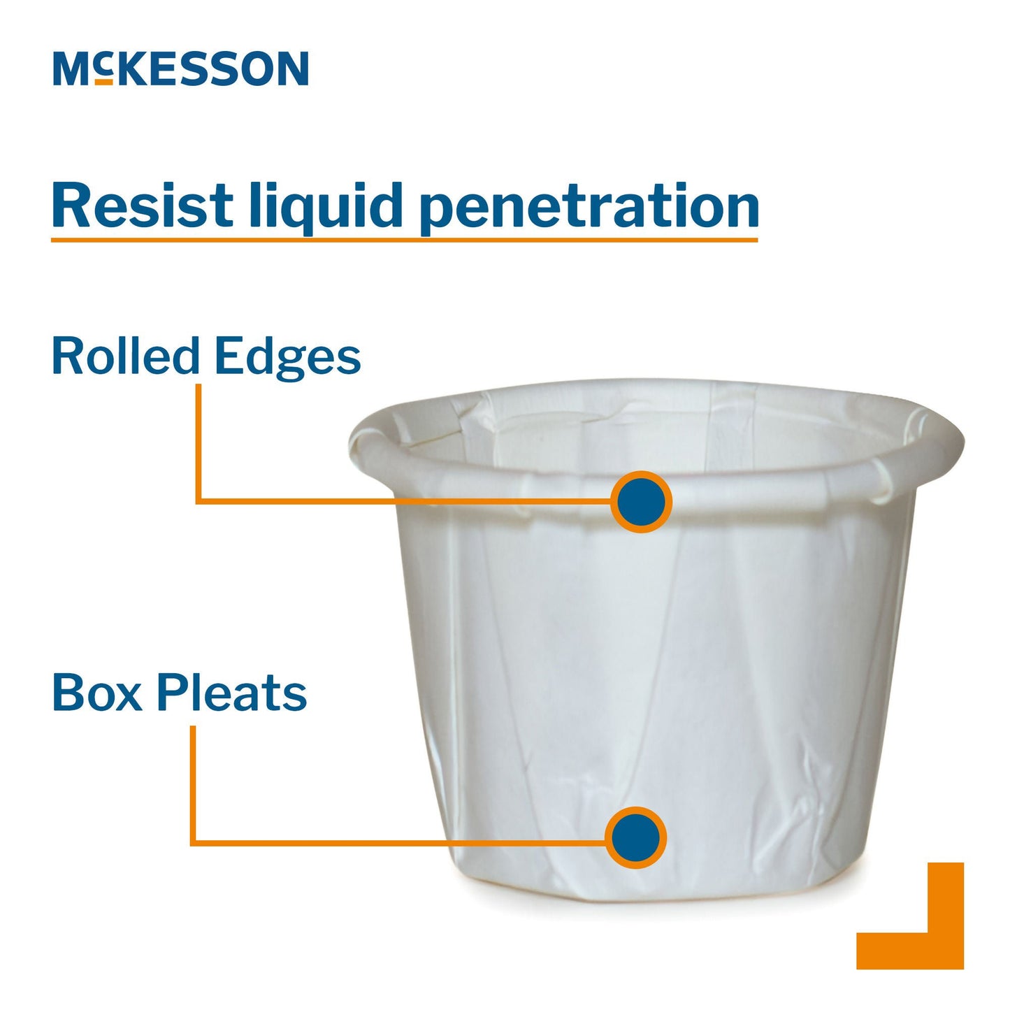 McKesson White Paper Soufflé Cup, Capacity