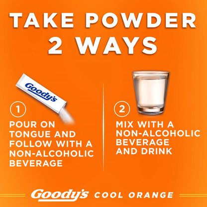 Goody's® Pain Reliever Powder Packs Cool Orange