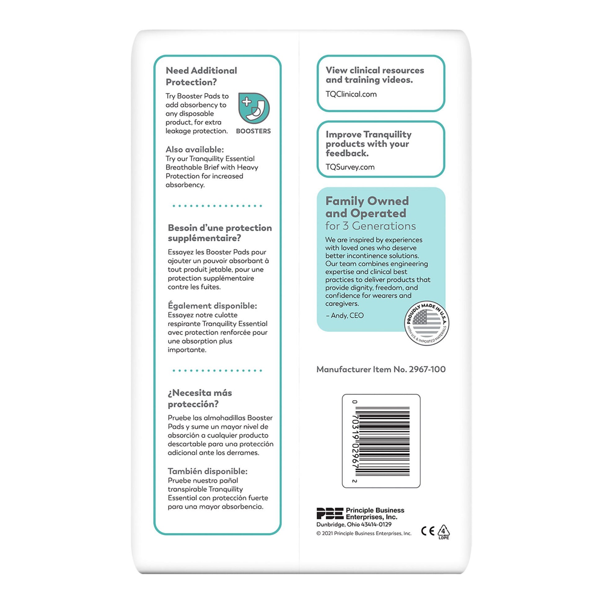 ComfortCare™ Incontinence Brief, Extra Large