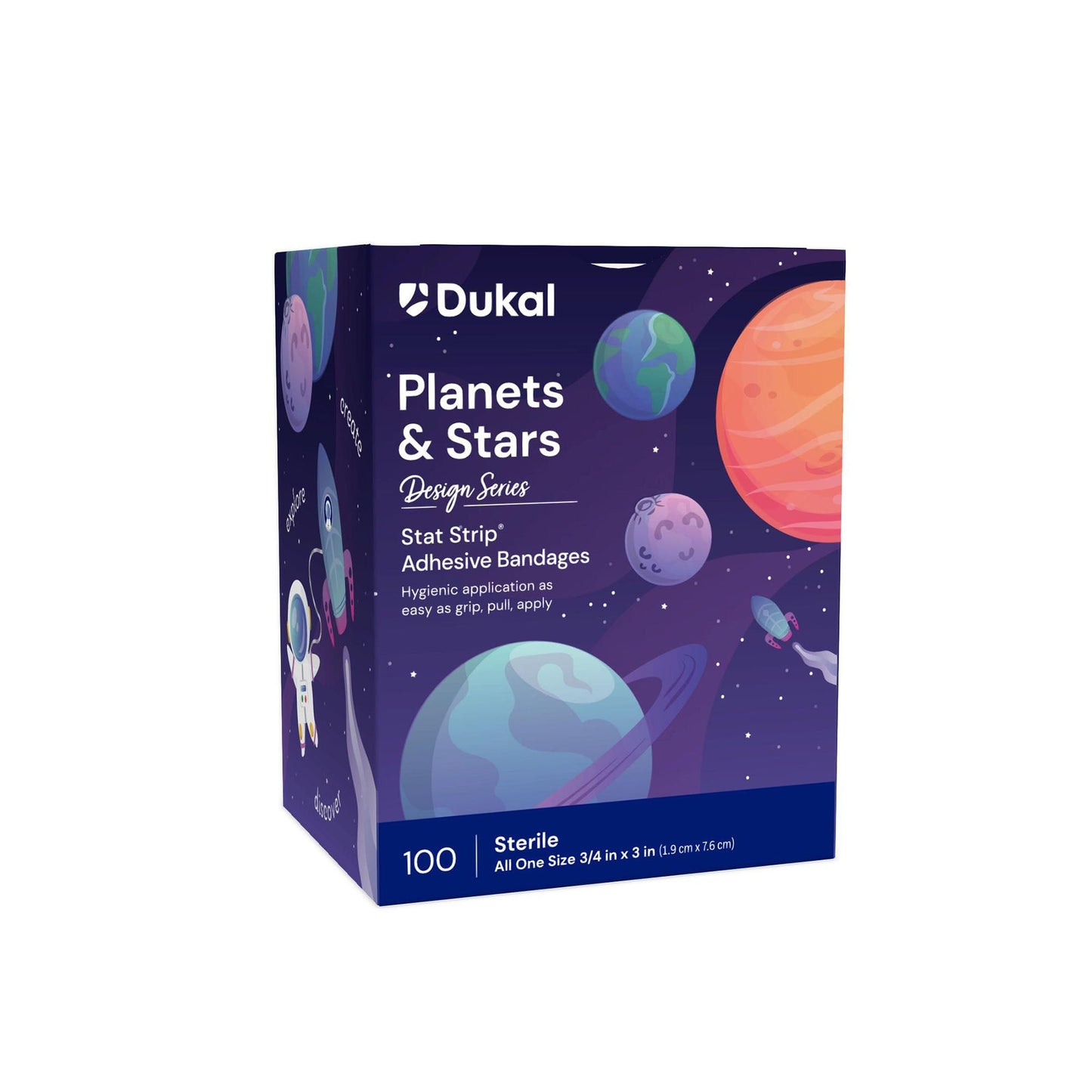 Stat Strip Adhesive Strip Plastic Kid Design (Planets / Stars)