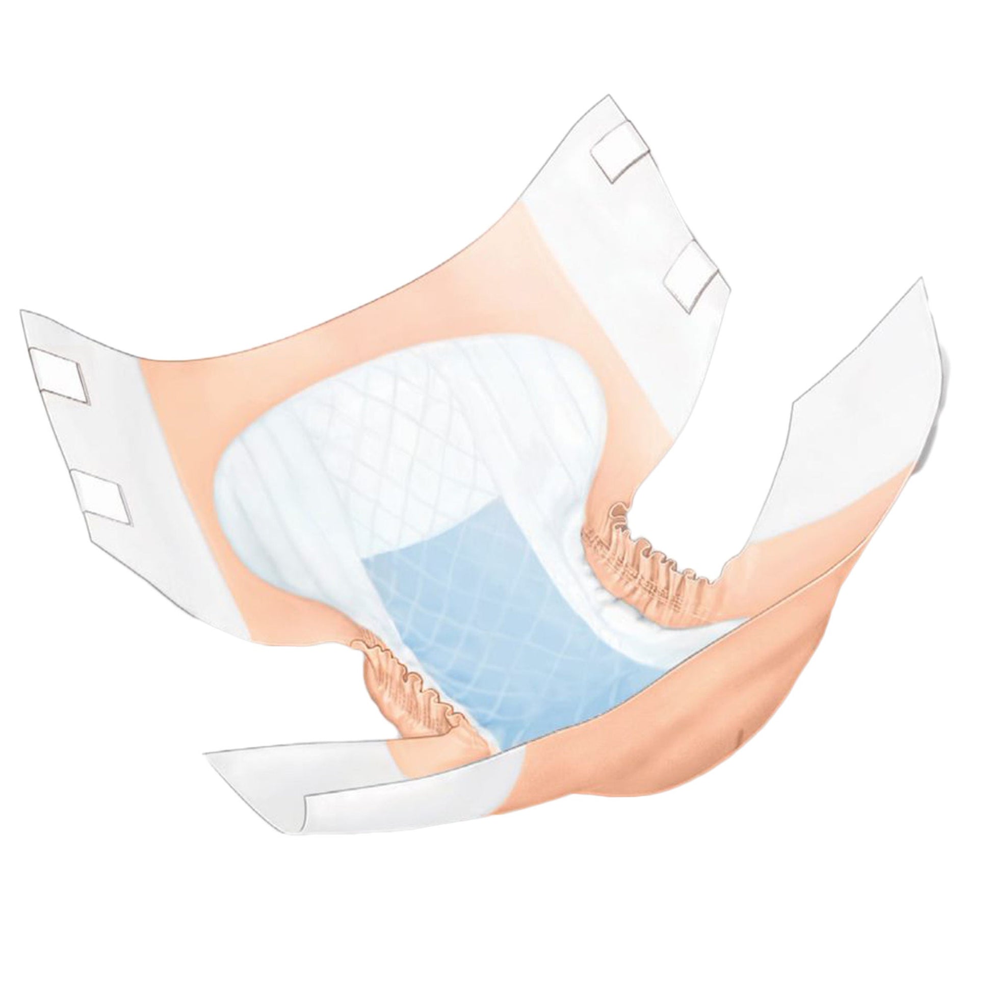 Wings™ Quilted Plus with BreatheEasy™ Technology Incontinence Brief