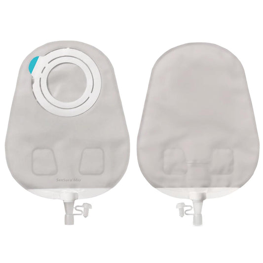 SenSura® Mio Flex 2-Piece Transparent Urostomy Pouch, Red Match