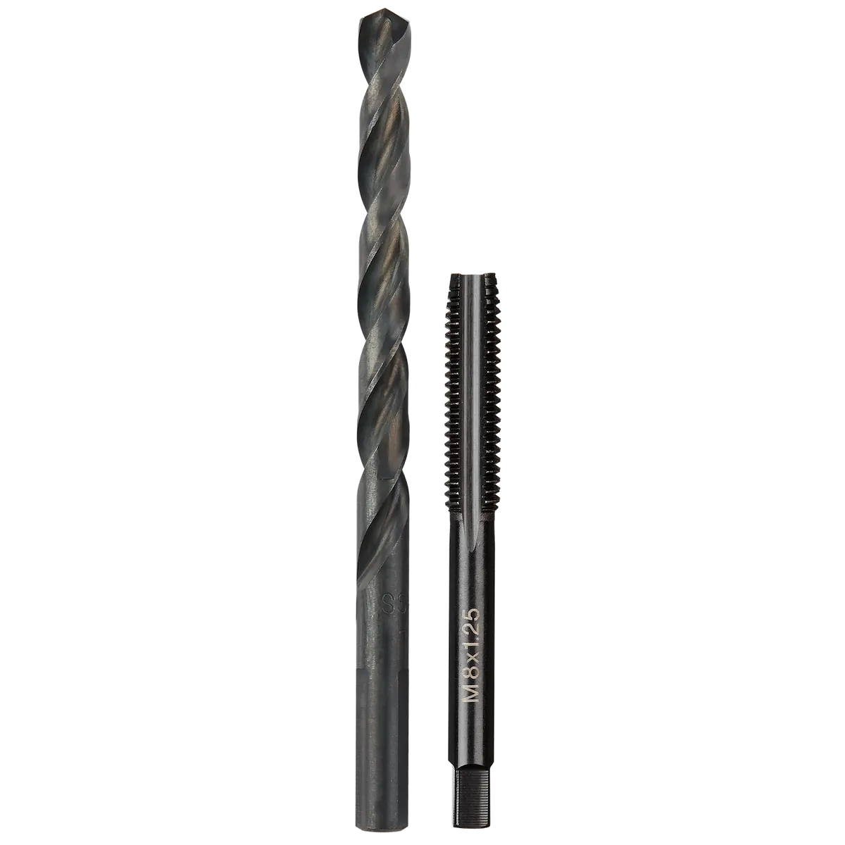 Milwaukee M8-1.25 mm Straight Flute Plug Tap & H Drill Bit 49-57-5543