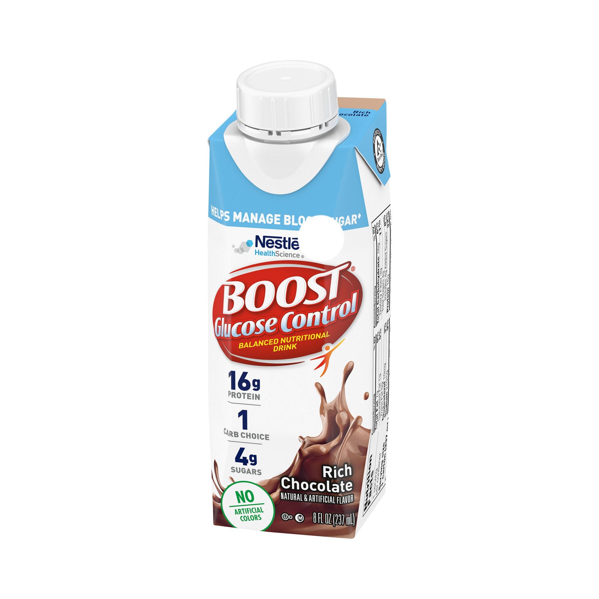 Boost® Glucose Control Chocolate Balanced Nutritional Drink, carton