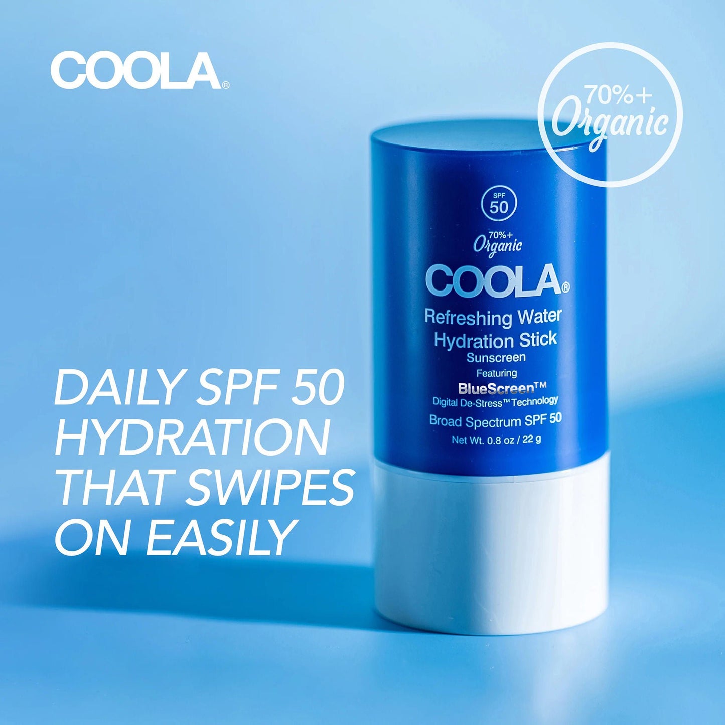 Coola® Refreshing Water Hydration Stick Sunscreen with BlueScreen™ SPF 50