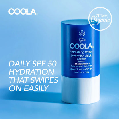Coola® Refreshing Water Hydration Stick Sunscreen with BlueScreen™ SPF 50