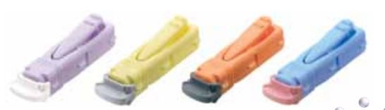 Comfort Zone Technology Safety Lancet Retractable Push Button Activation Finger