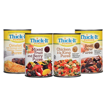 Thick-It® Purees Omelet with Sausage and Cheddar Cheese Thickened Food
