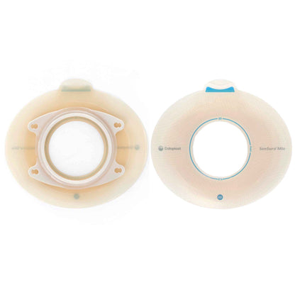 SenSura® Mio Click Ostomy Barrier, Stoma Opening, Blue Color Match