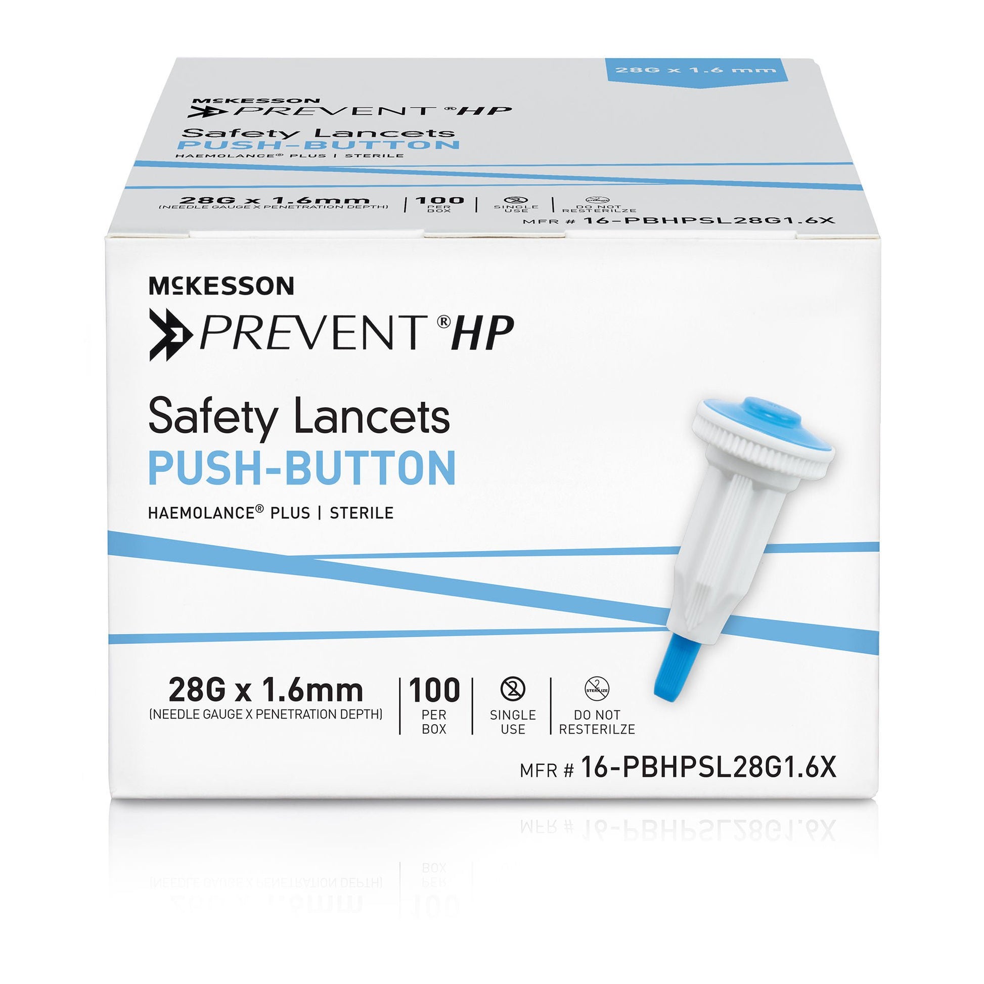 McKesson Prevent® HP Push Button Safety Lancet