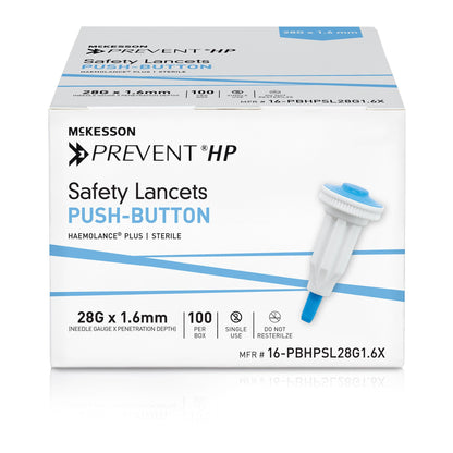 McKesson Prevent® HP Push Button Safety Lancet