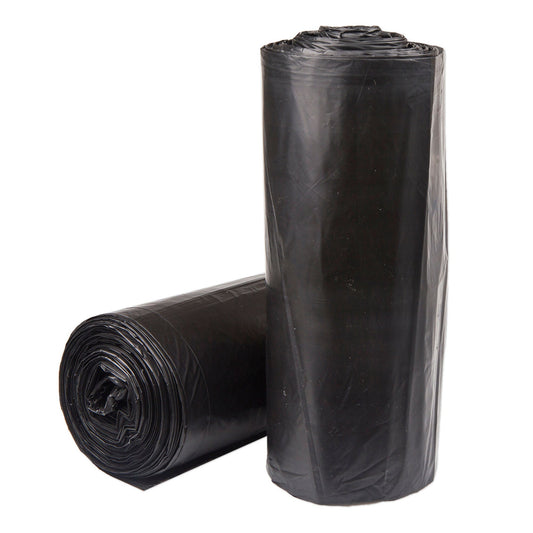 McKesson Extra Heavy Duty Plus Trash Can Liners, Black