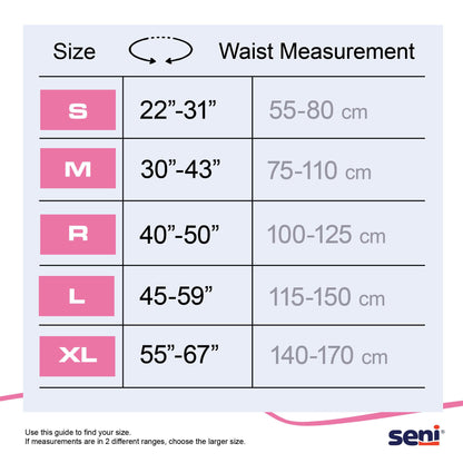 Seni® Super Quatro Severe Absorbency Incontinence Brief, Extra Large