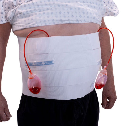 Dale® 4 Panel Abdominal Binder with EasyGrip™ Strip, 30 – 45 Inch Waist