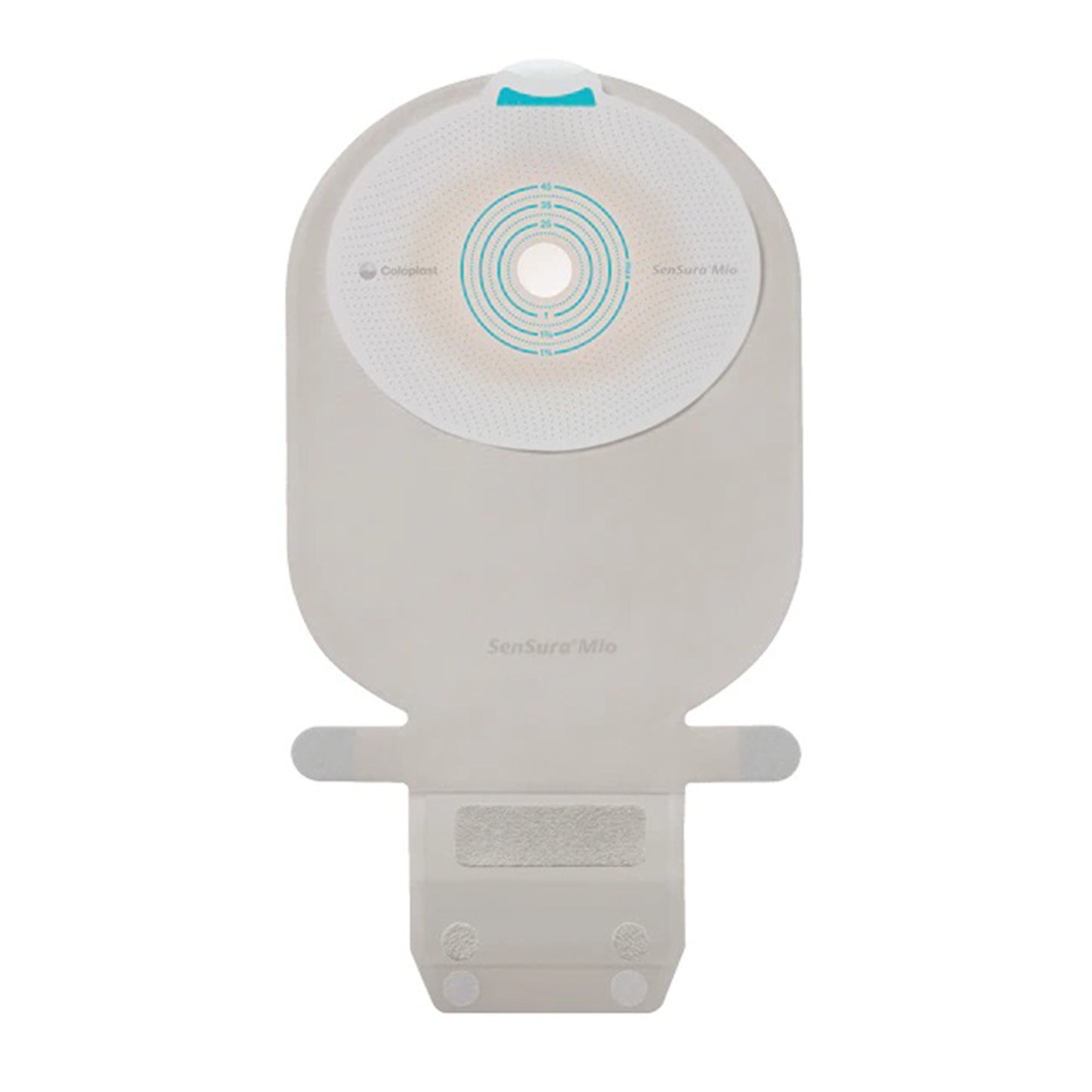 SenSura® Mio Flat 1-Piece Opaque Ostomy Pouch, Stoma