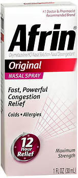 Afrin® Original Oxymetazoline Sinus Relief, Pump Mist Bottle