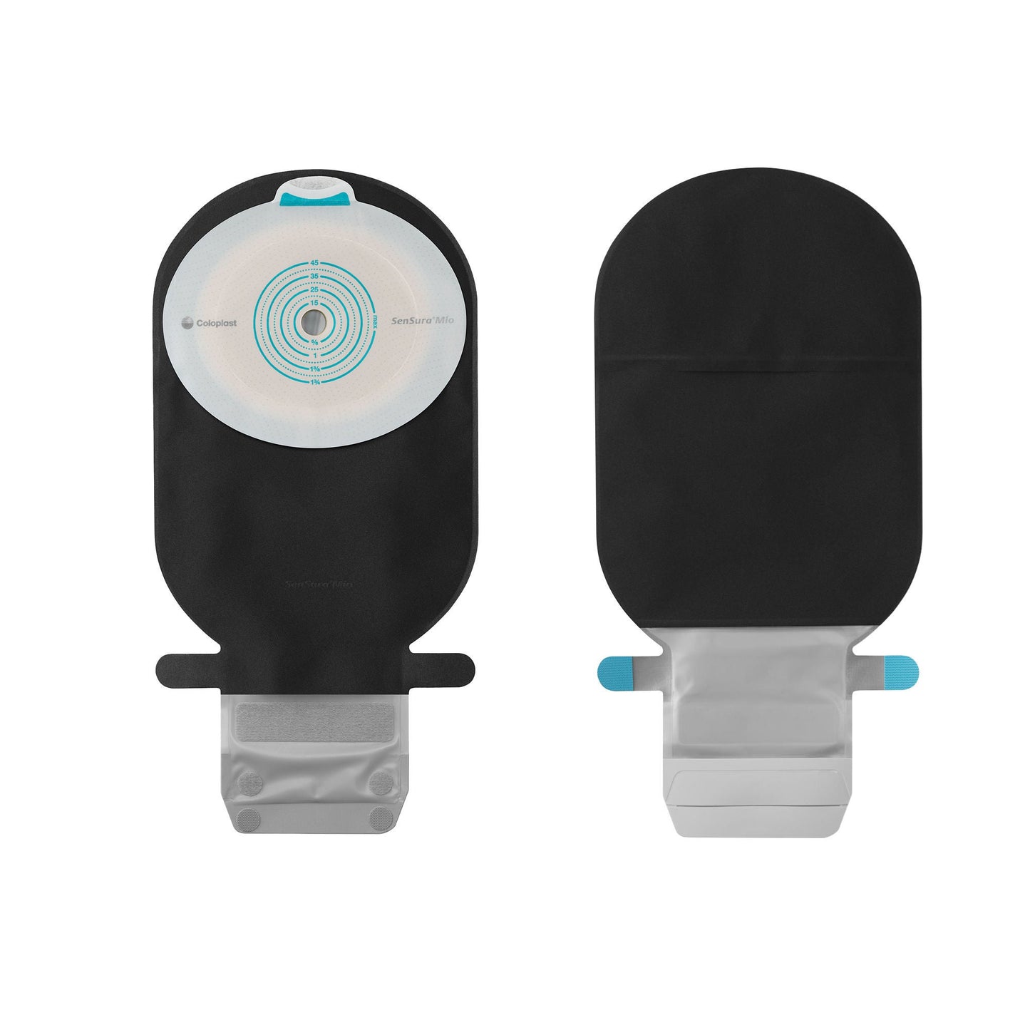 SenSura Mio Ostomy Pouch One-Piece System Flat, Trim to Fit Stoma Drainable