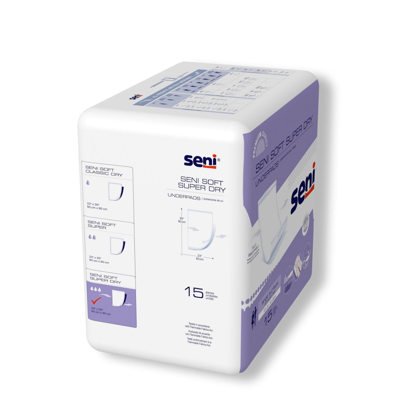 Seni® Soft Super Dry Underpads, Level 3 Absorbency
