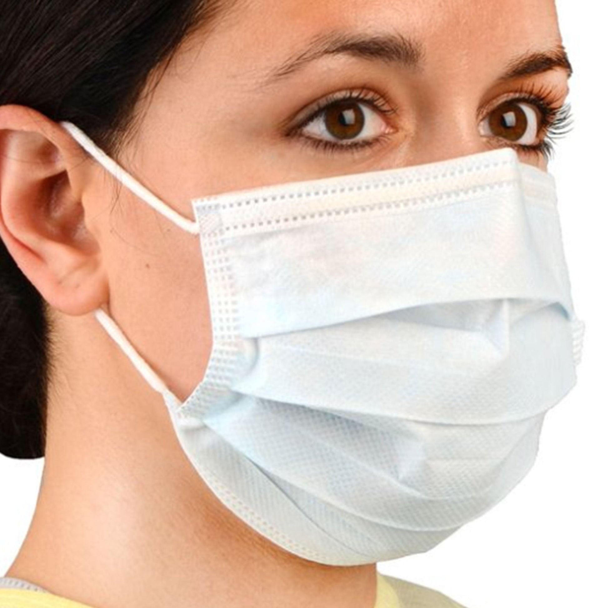 Cardinal Health Procedure Mask ASTM Level 1 Earloops One Size Fits Most