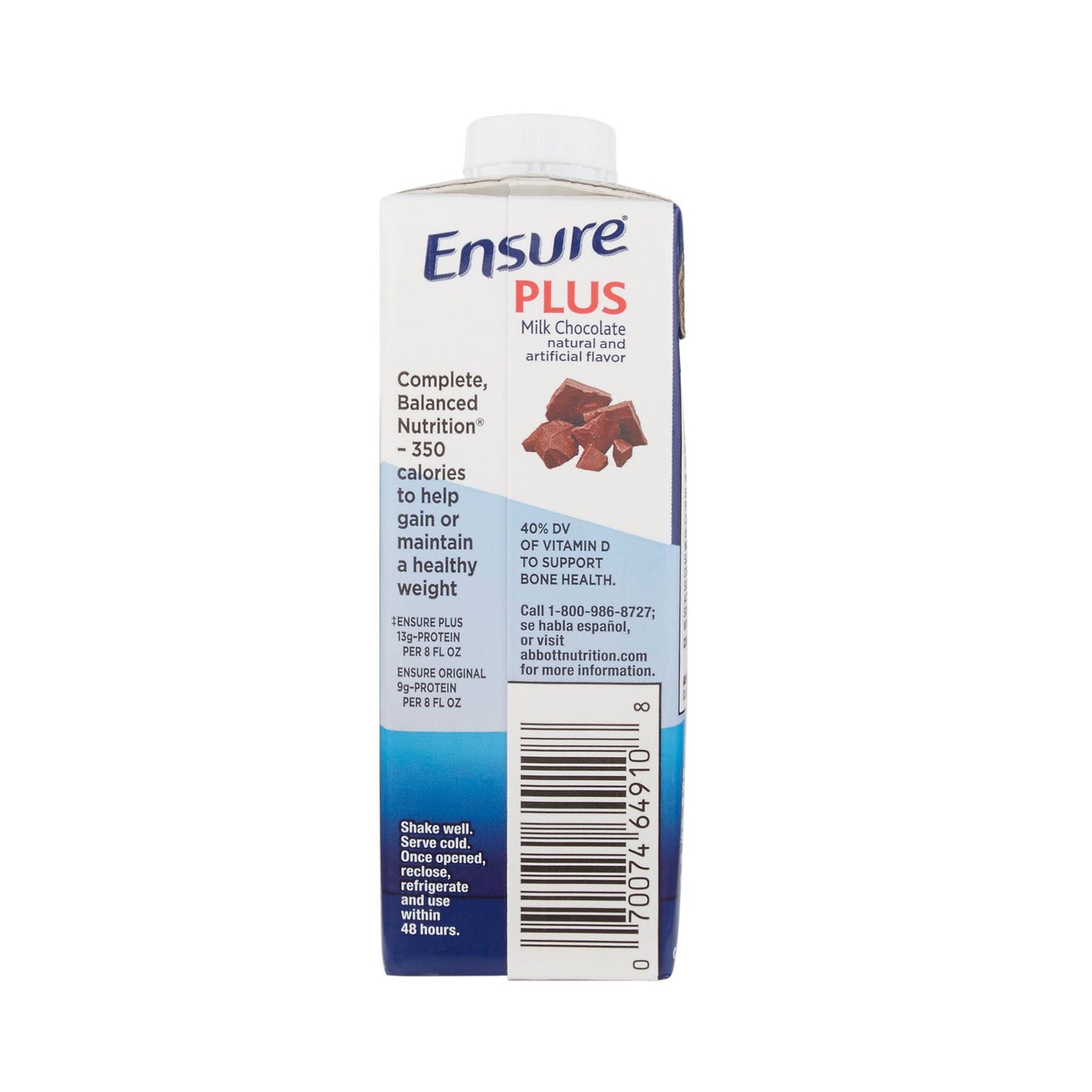 Ensure® Plus Therapeutic Nutrition, Chocolate, carton