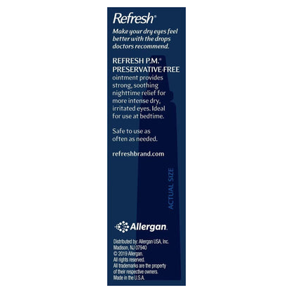 Refresh P.M.® Lubricant Eye Ointment, Dropper Bottle