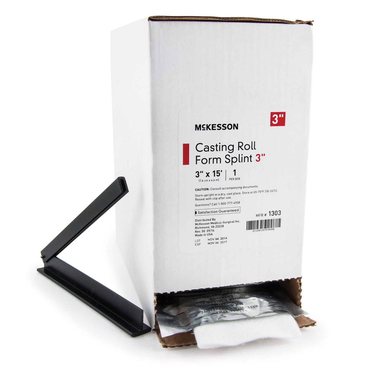 McKesson White Casting Roll Form Splints