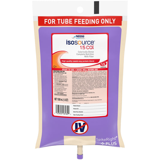 Isosource® 1.5 Cal Tube Feeding Formula, Bag