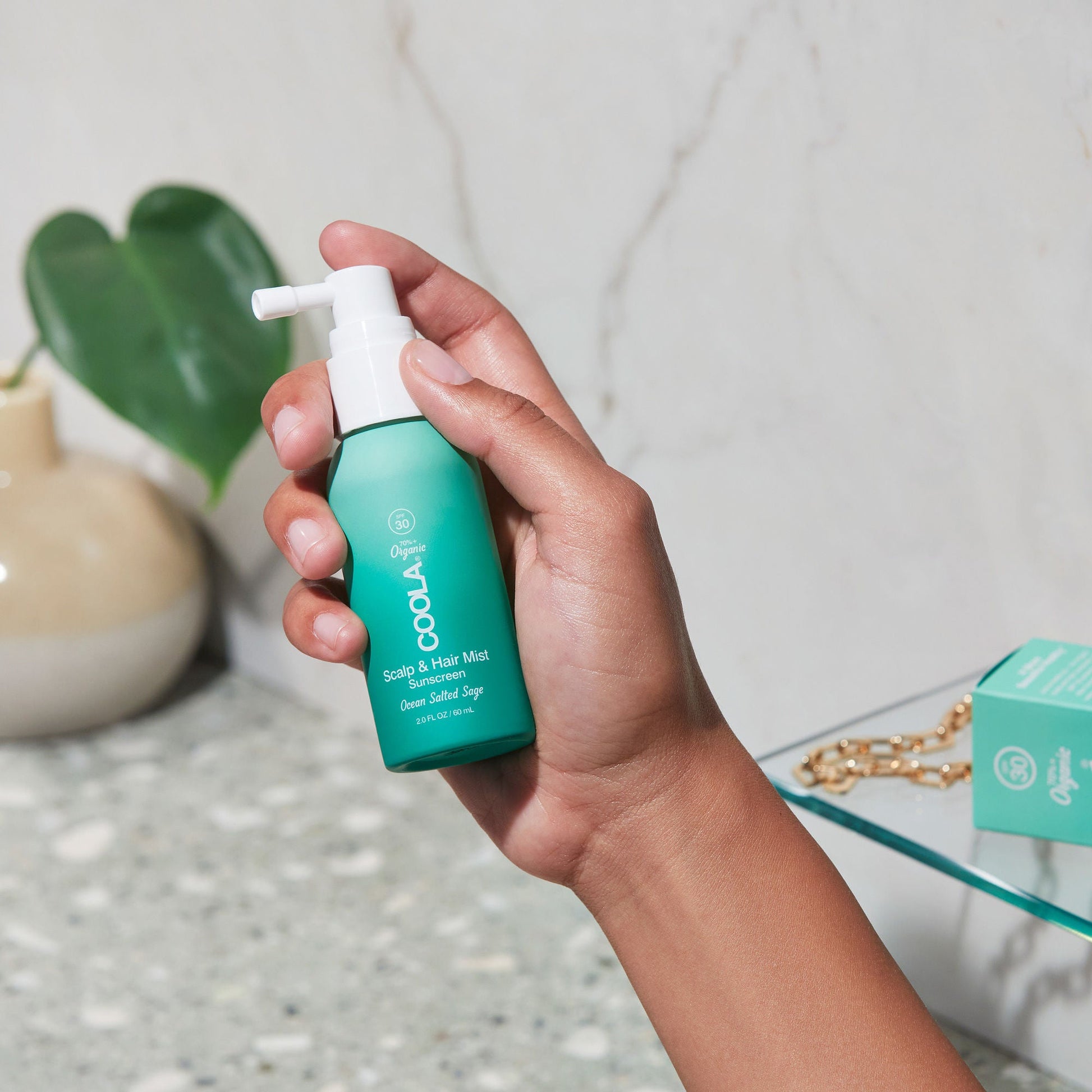 Coola® Scalp and Hair Mist Sunscreen SPF 30, Pump Bottle
