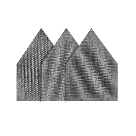 Milwaukee Assorted 80, 120 & 180 Grit Mesh Sanding Sheets for M12 FUEL Orbital Detail Sander (36 PK) 48-80-5406 | 37-Piece