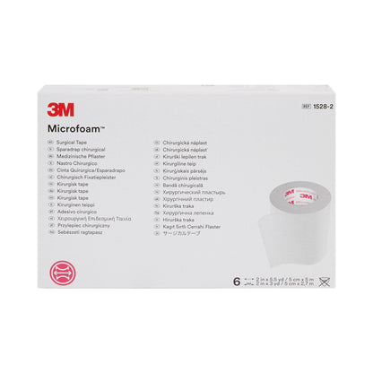 3M™ Microfoam™ Foam / Acrylic Adhesive Medical Tape, White