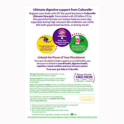 Culturelle® Ultimate Strength Probiotic Capsules