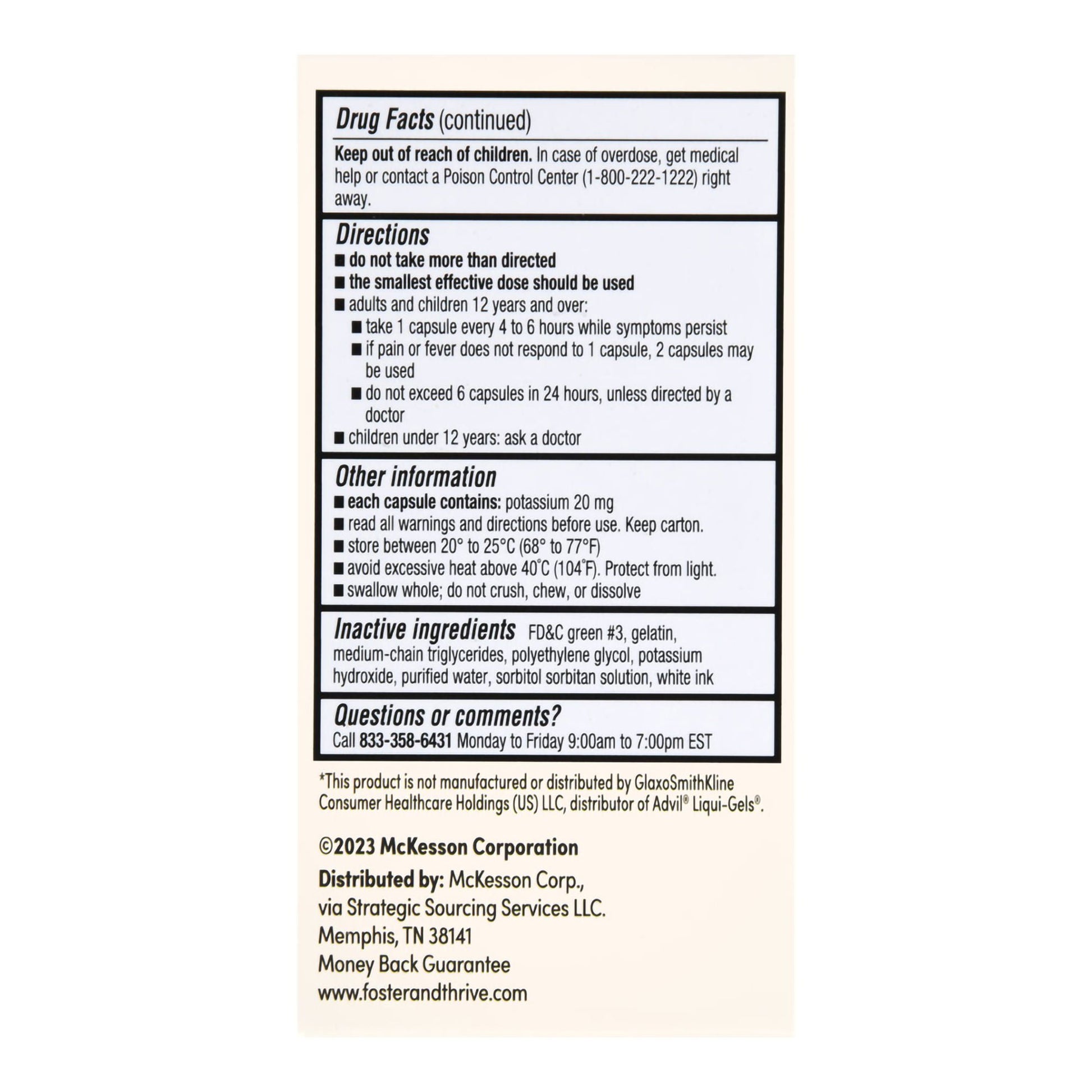 Foster & Thrive™ Ibuprofen 200 mg Softgels