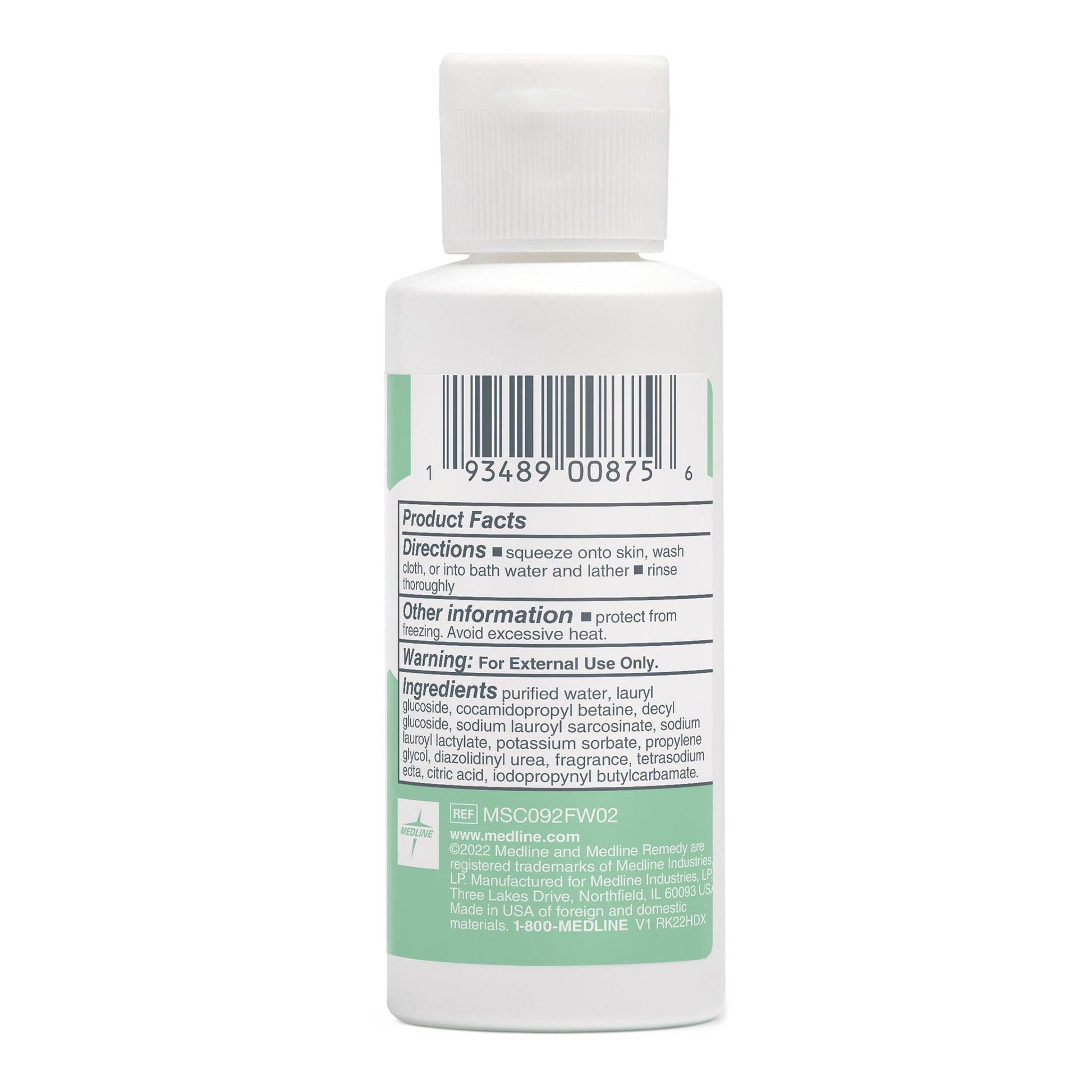 Remedy Baby Shampoo and Body Wash Flip Top Bottle Fresh Linen Scent