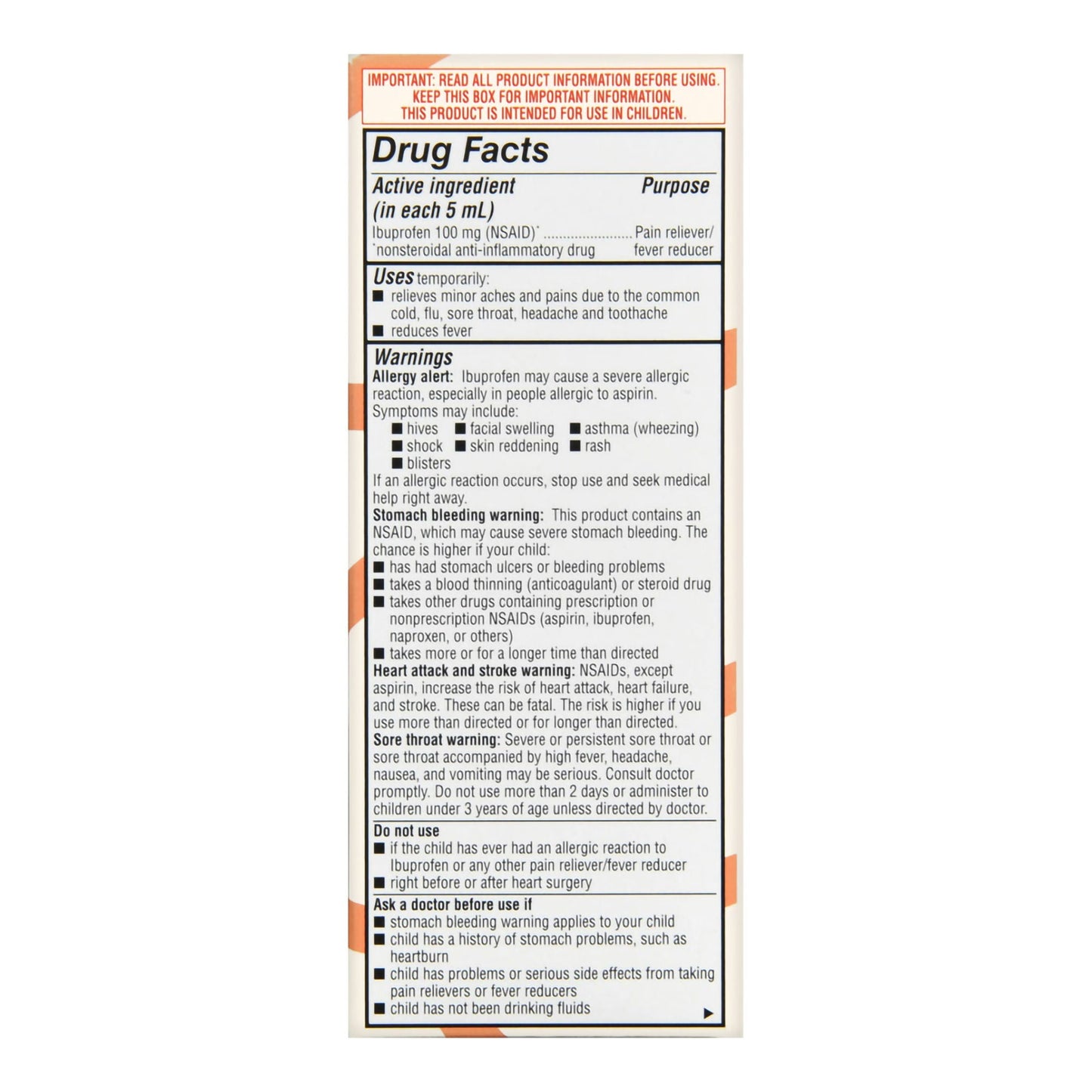 Foster & Thrive™ Children's Ibuprofen Oral Suspension Original Berry