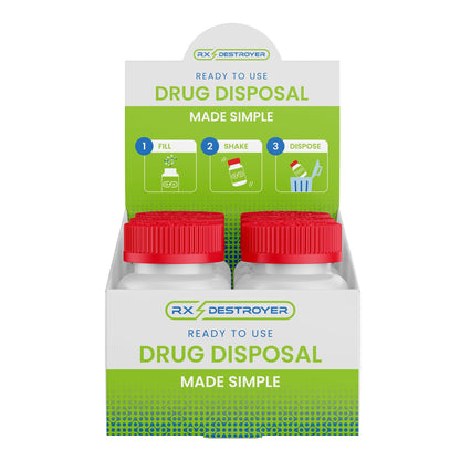Rx Destroyer™ Drug Disposal Pouch for use with Pharmaceutical Disposal System