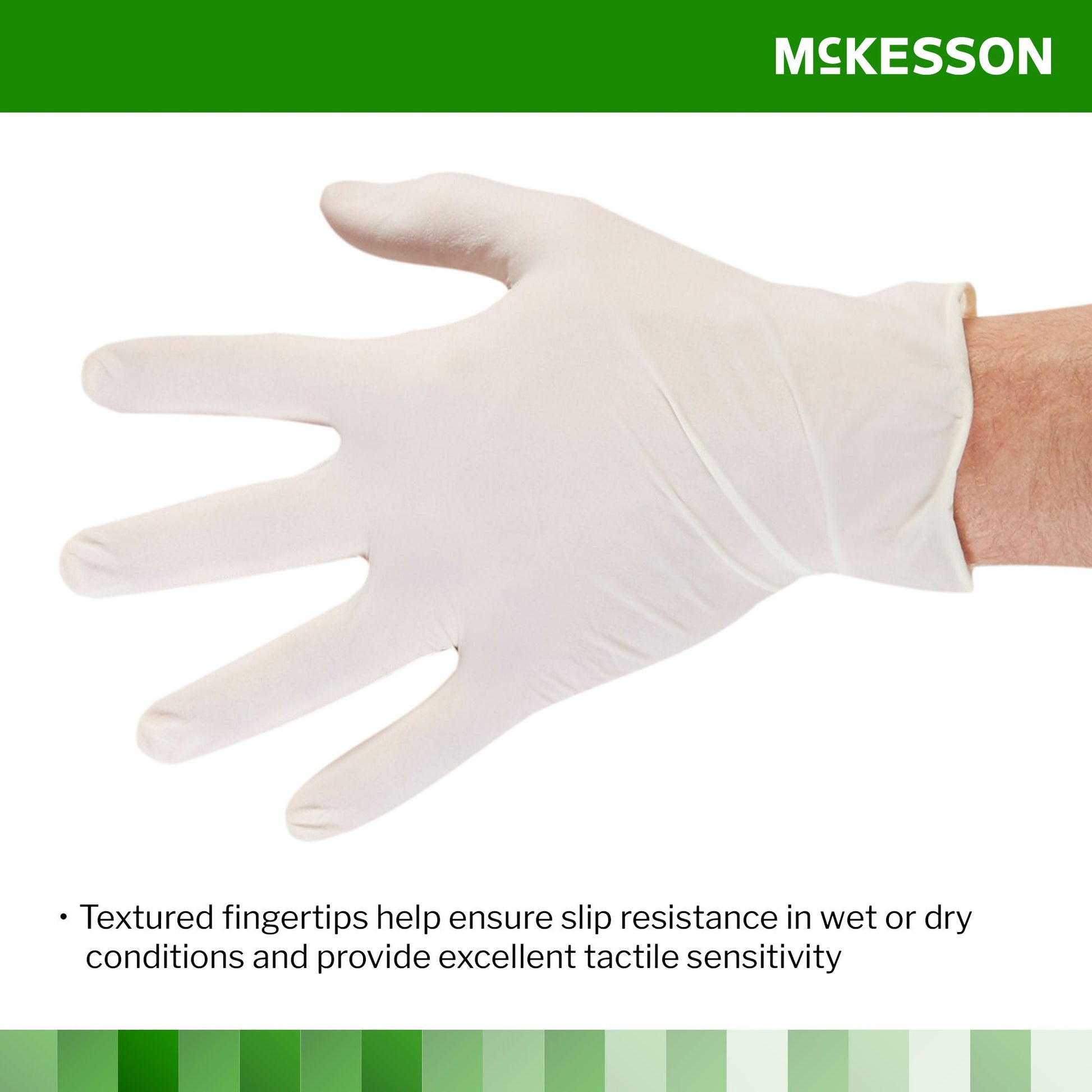 McKesson Confiderm® CL Latex Exam Gloves, Ivory - view 4