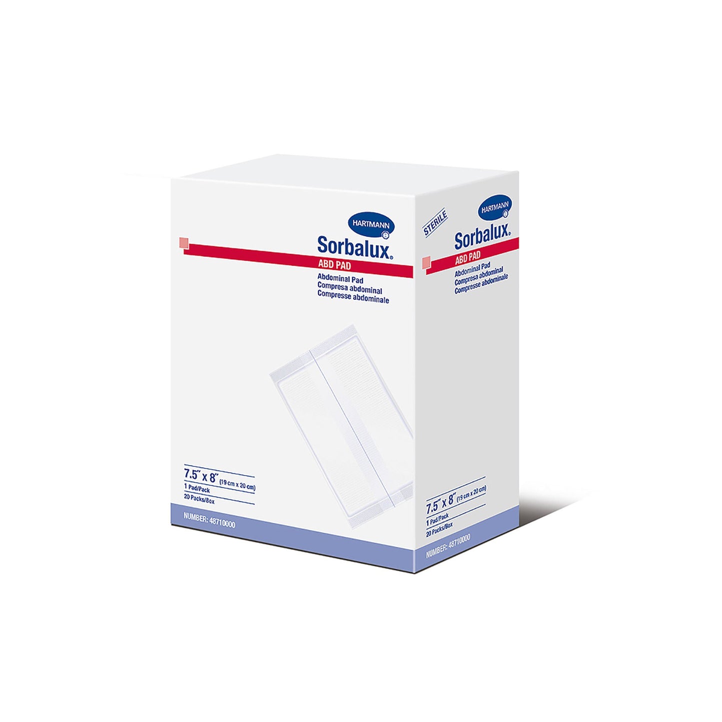 Sorbalux® ABD Sterile Abdominal Pad, 1-Ply
